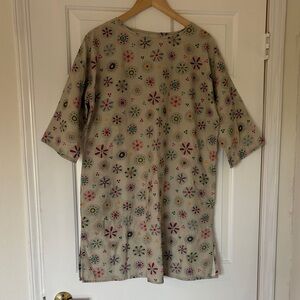 Gudren Sjoden Floral Patterned Long Sleeve Dress